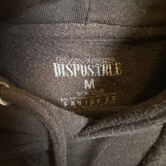 David Dobrik David’s Disposable Hoodie Size Medium - Picture 3 of 3
